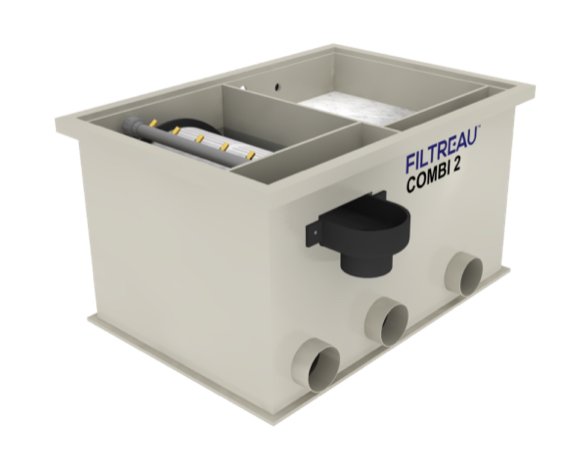  Trommelfilter Filtreau / Lav combi / Max flow 15m3 dam 30m3 