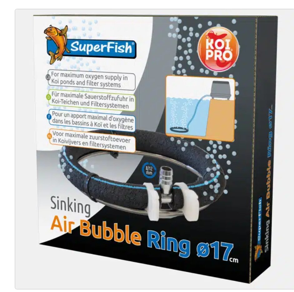 Koipro synkende luft boble-ring / Diameter 17cm 