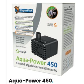 Akvarie pumpe Power 450 Liter/timen 