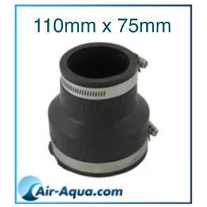 Flex Reduksjons muffe 110-75mm 