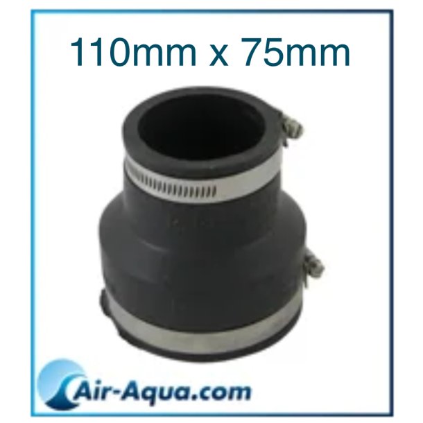 Flex Reduksjons muffe 110-75mm 