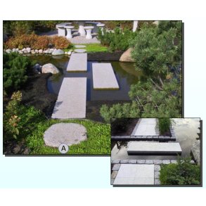 Trkk stein i granitt fra Kina 