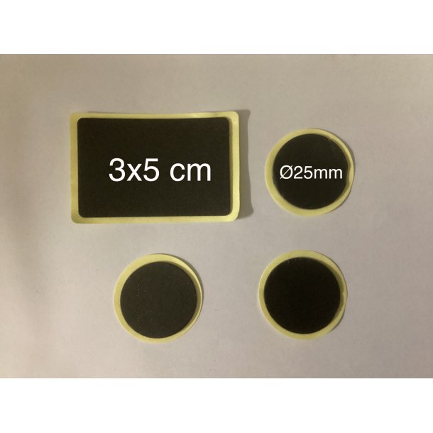 Lappesaker x 4 til sm� hull i Epdm og PVC  Damduk (�konomi modell) 