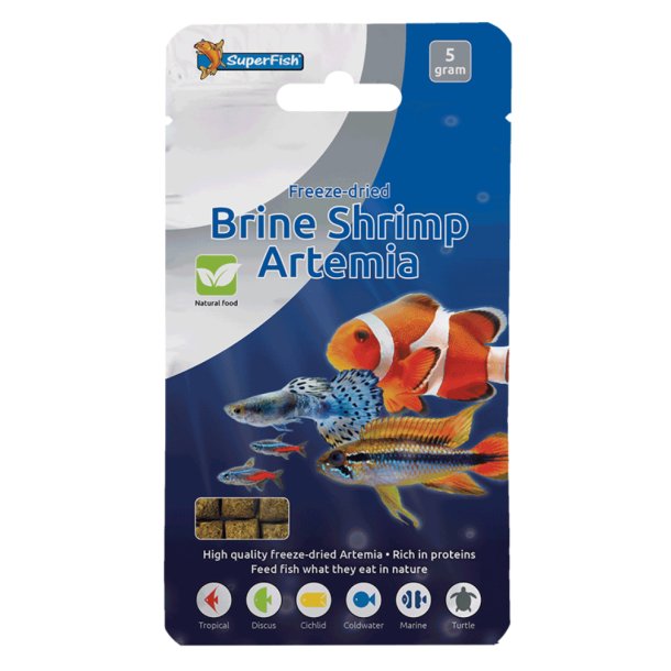 Fryset�rket Brine Shrimp Artemia 5g 