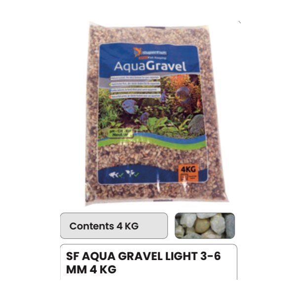 SF Aqua Gravel / 4kg / Light 3-6mm 
