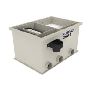  Trommelfilter Filtreau / lav lav modell / Max flow 15m3 / Max dam 30m3