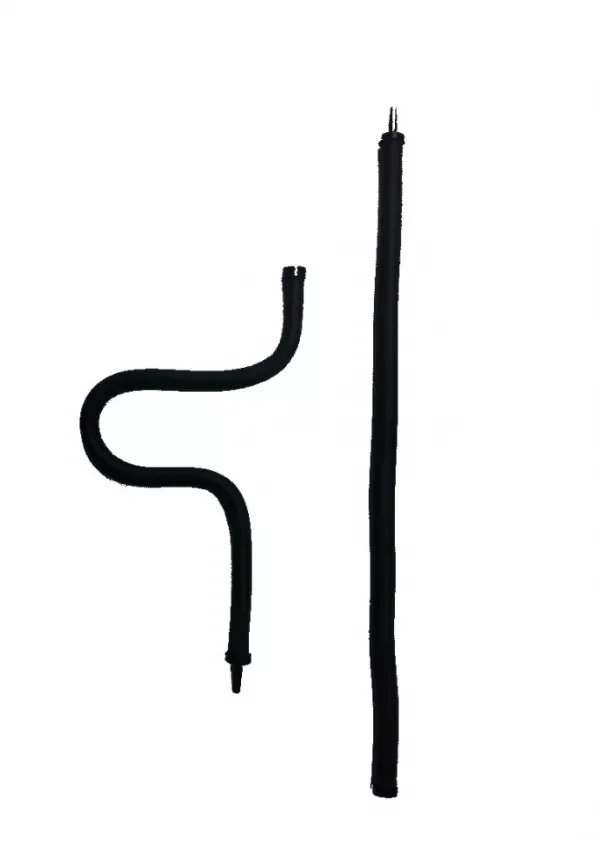 Fleksibel bruseslange til luftpumpe akvarium 45cm  / 4mm 
