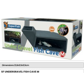 Undervannsgrotte for fisk Medium 