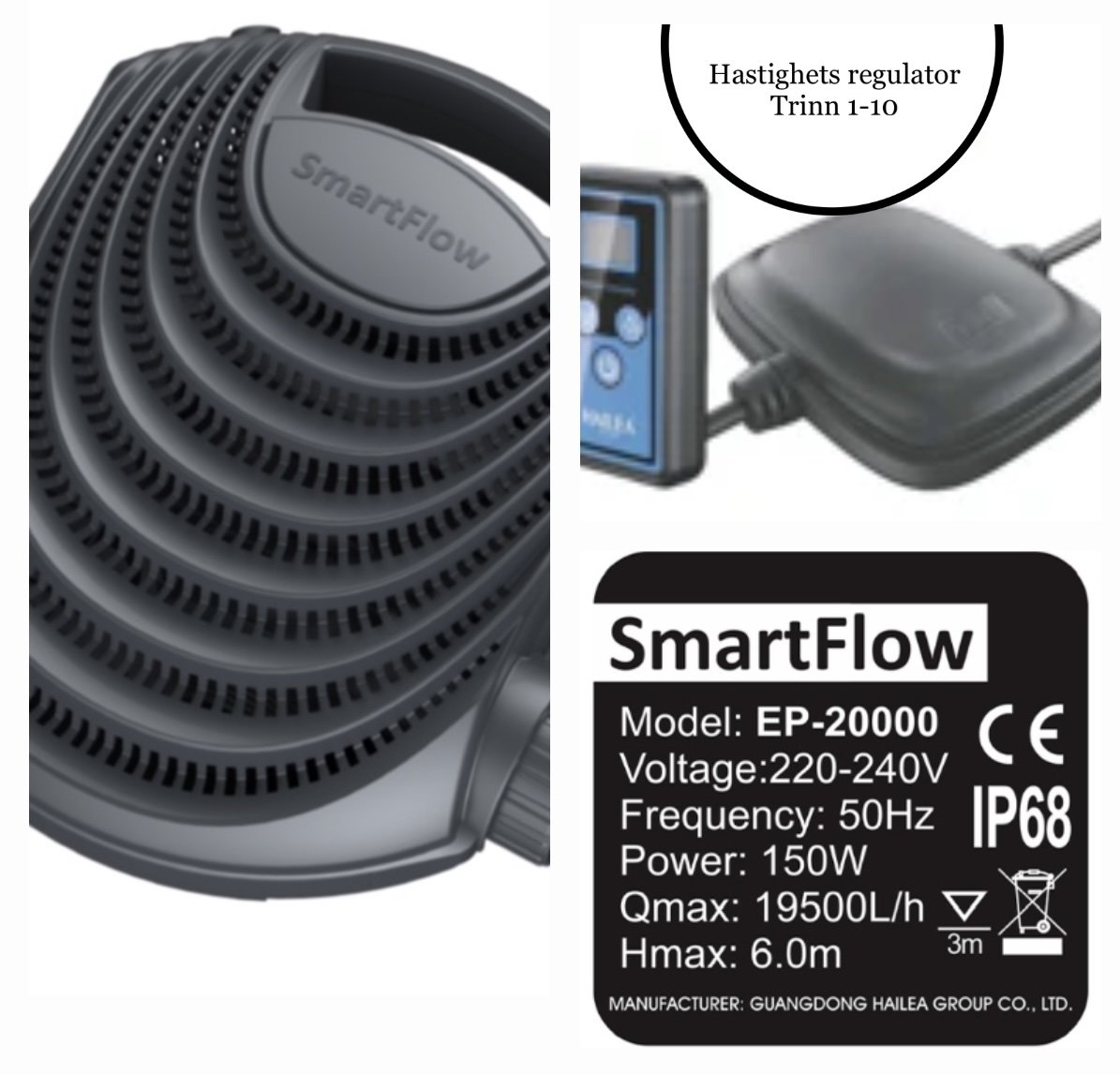 SmartFlow 20.000 Vario med fjernkontroll