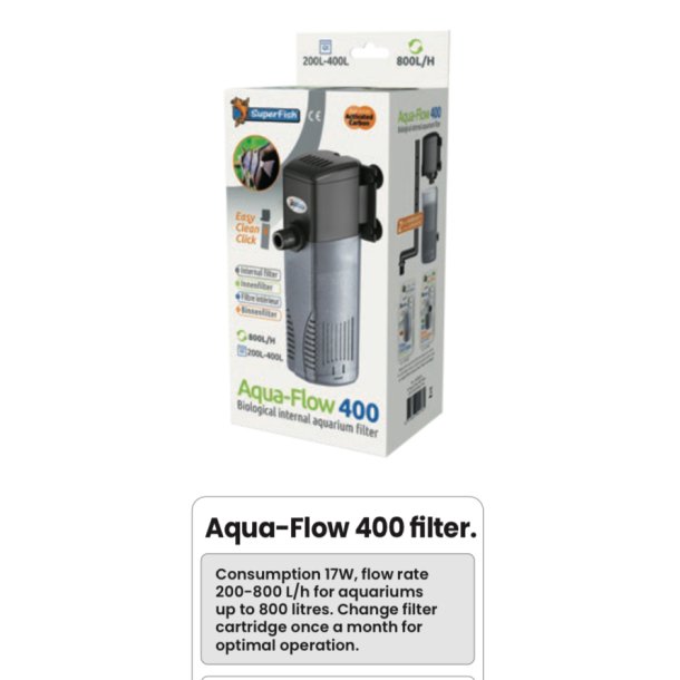 Aqua Flow 400 / Akvariefilter 