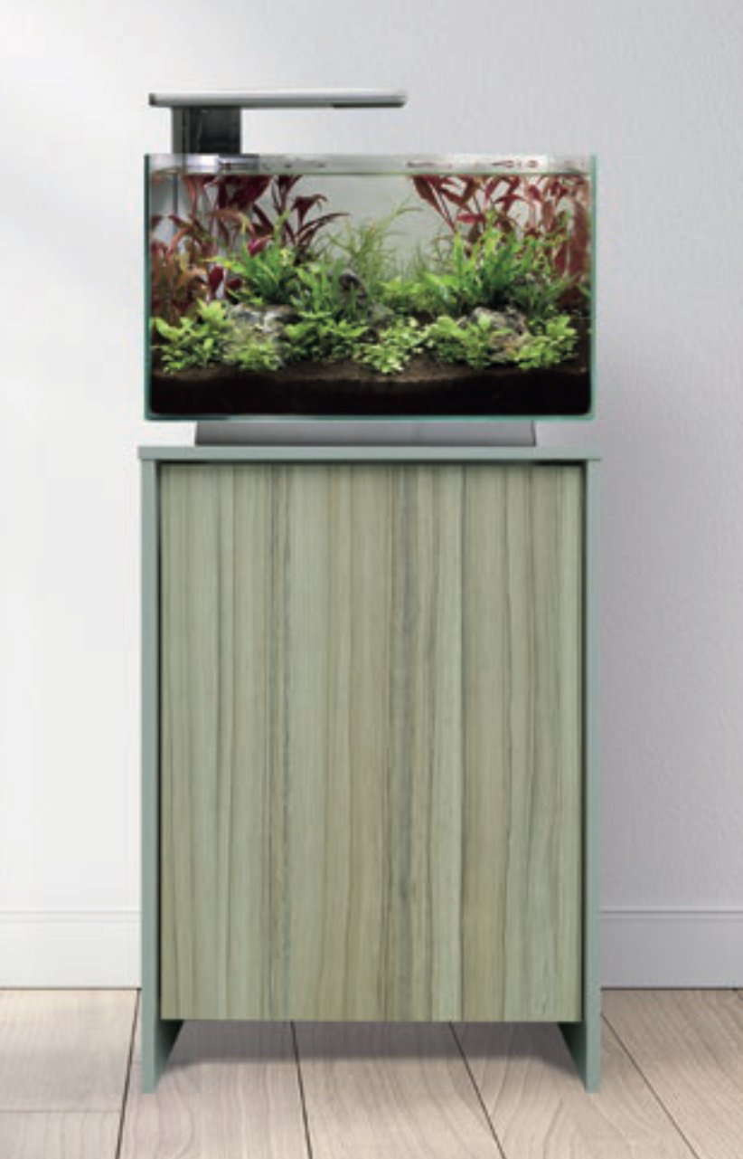 Akvarium sett komplett  / Quadro 70 Multi Color�+ Lys + Design Bord + Lysstyring ++