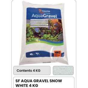 SF Aqua Gravel / 4kg / Snow White 