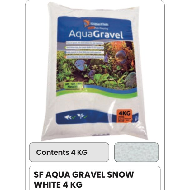 SF Aqua Gravel / 4kg / Snow White 
