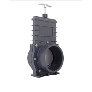 Skyveventil 160mm  / st�l spjell / demonterbar