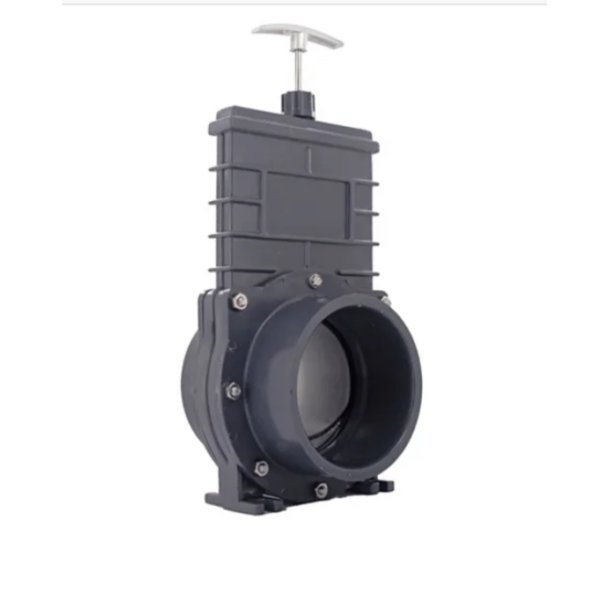 Skyveventil 160mm  / stl spjell / demonterbar