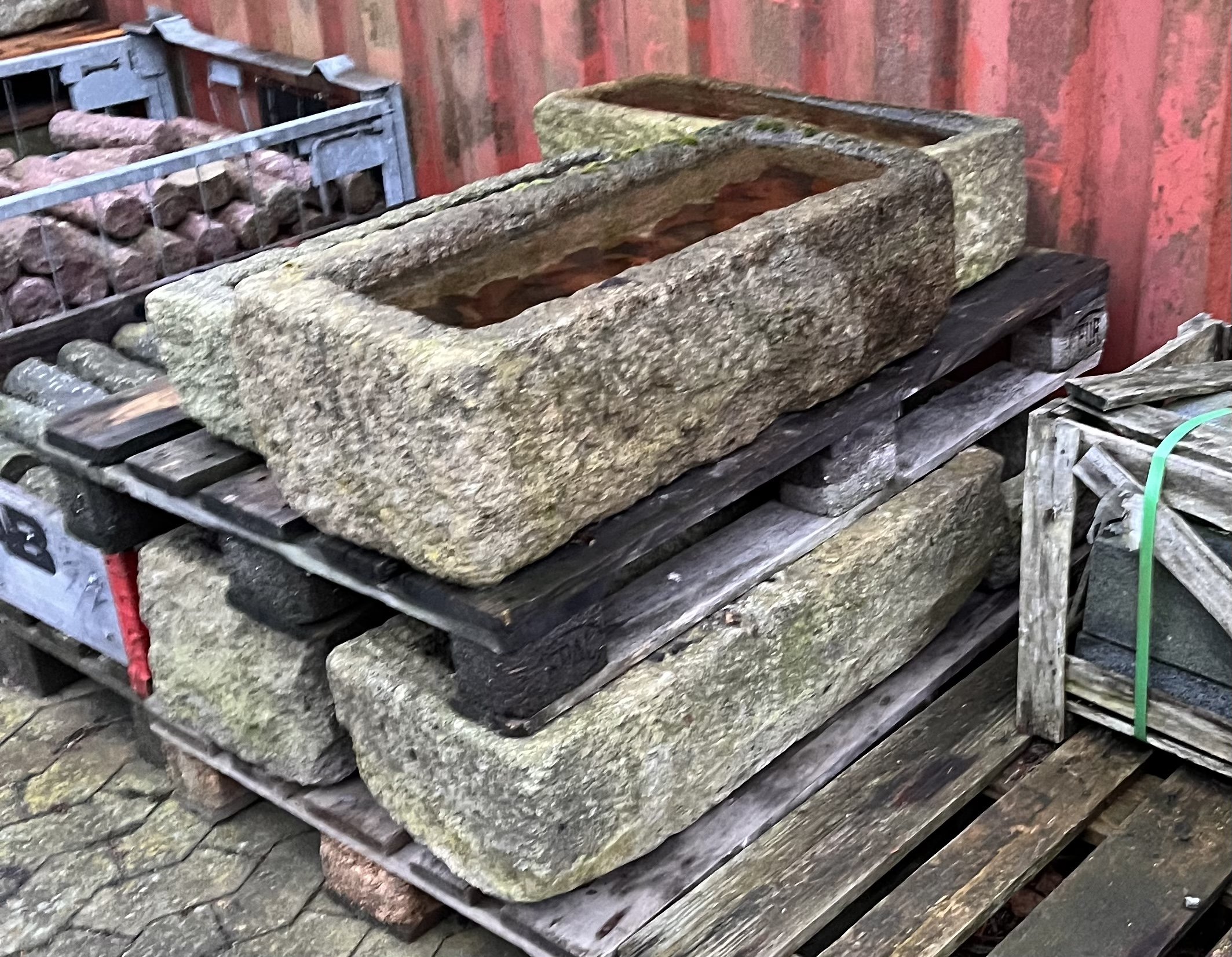 Antikk Granitt Trau 70x35 cm 