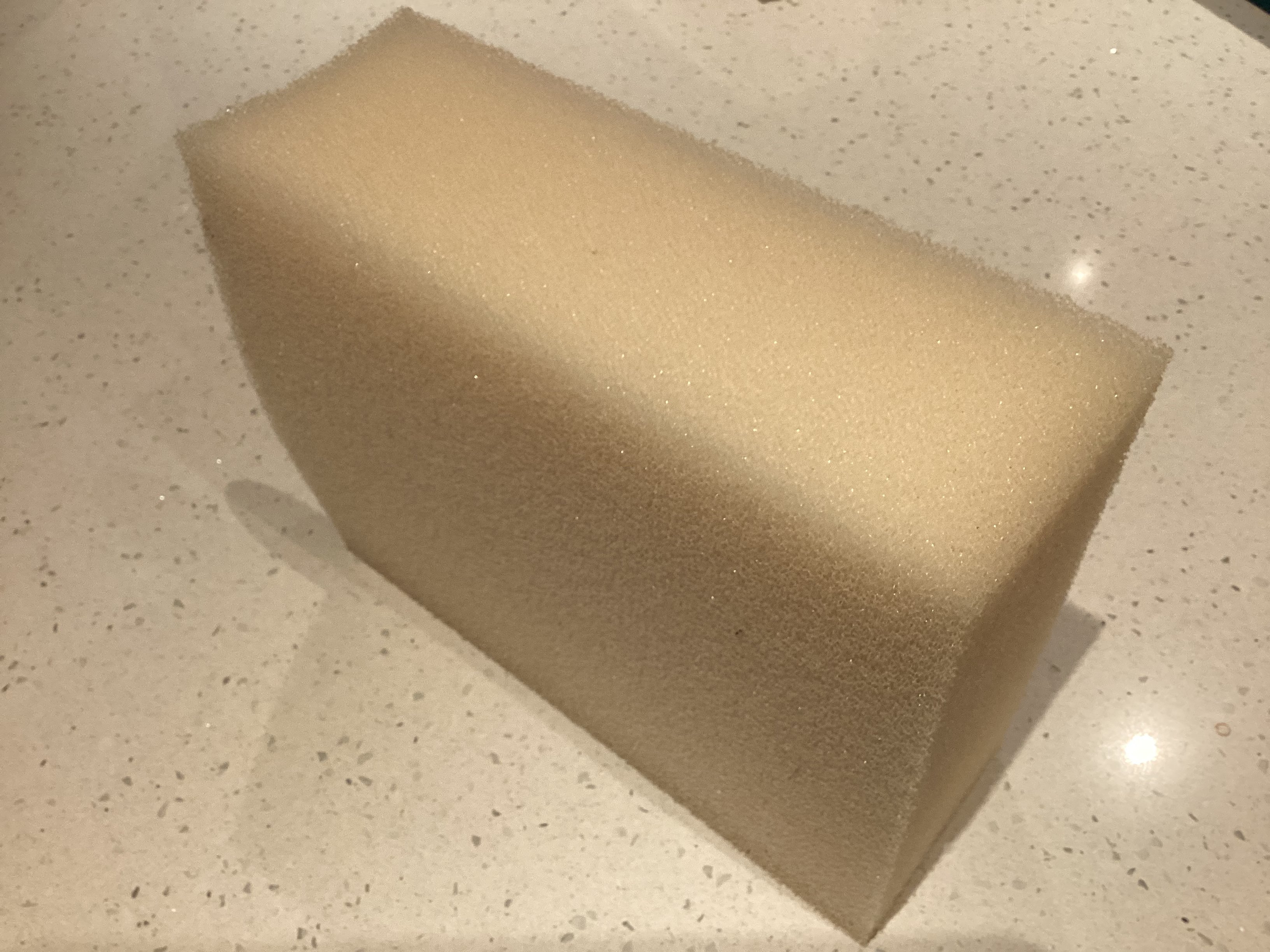 Filtersvamp Hvit universal / Fin / 9x20x25cm 