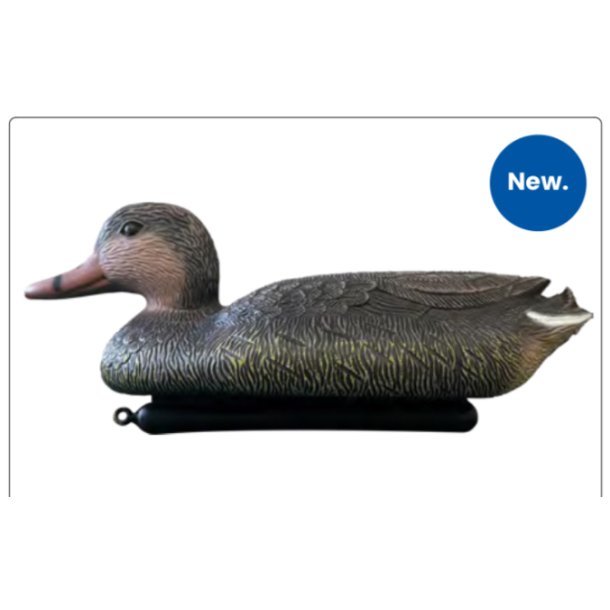 Stokkand mamma / flytende / Lengde 34cm 