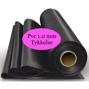 Pvc rull  Damfolie 2 x 50 meter /  1mm tykkelse / Hel rull 