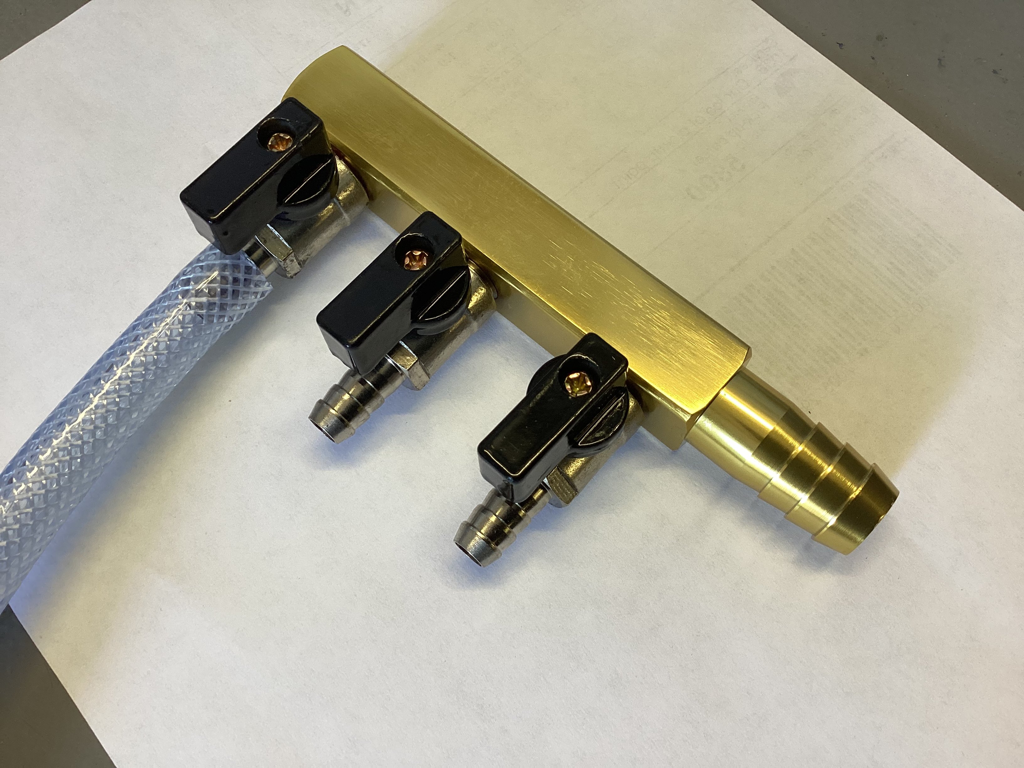 Luft manifoil metall med justering / Koipro 