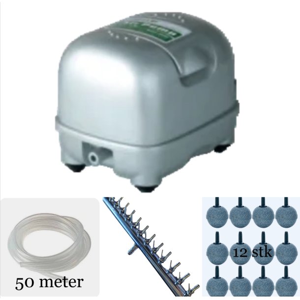 BigAir luftpumpe pakke til Akvarie reol / 3600 L/ time