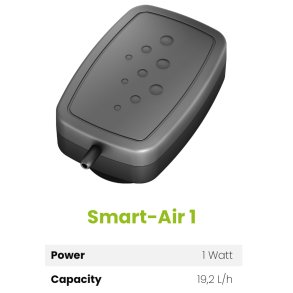 Smart-Air 1 / Den stilleg�ende luftpumpen / 38 dB