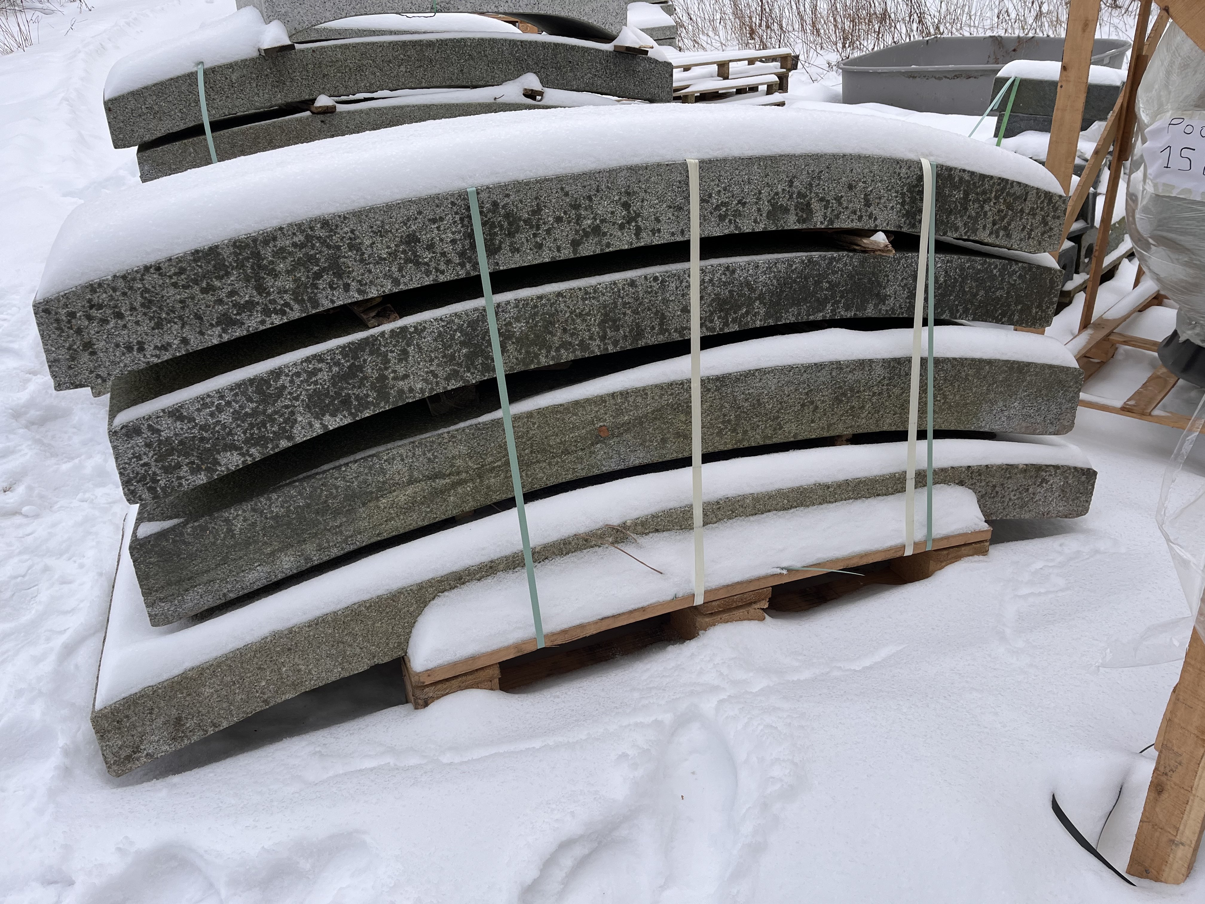 Granitt bro gr� / Lengde 100cm  bredde 50cm 