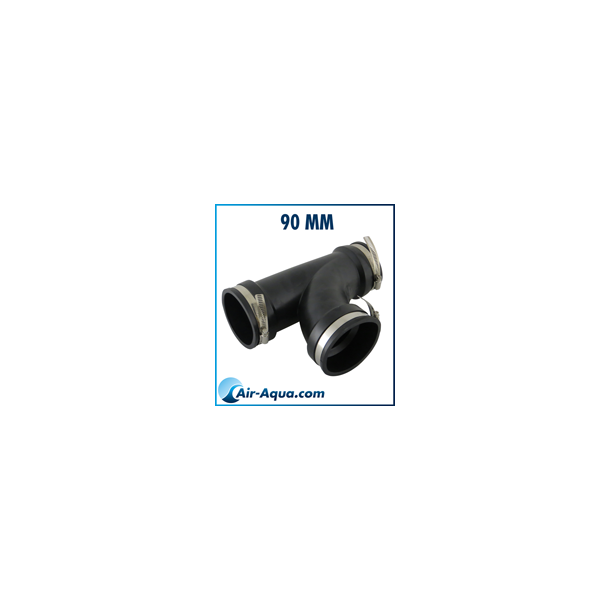 Flex T-stykke 90mm